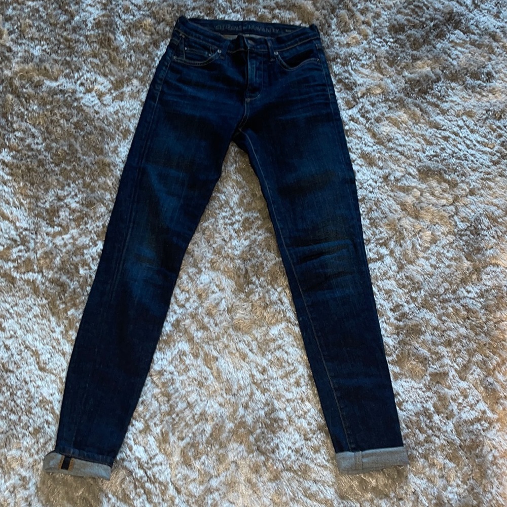 Citizens of humanity dark blue jeans size 24